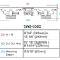 EWS-530C In-Wall Speaker